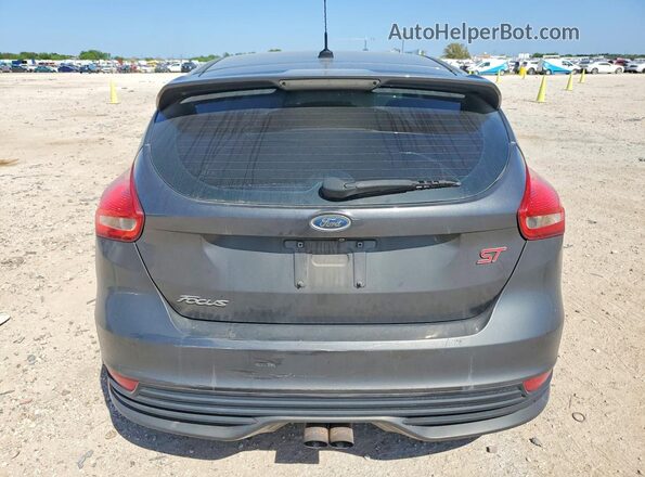 1FADP3L93HL334659 2017 FORD FOCUS Gray Vista trasera