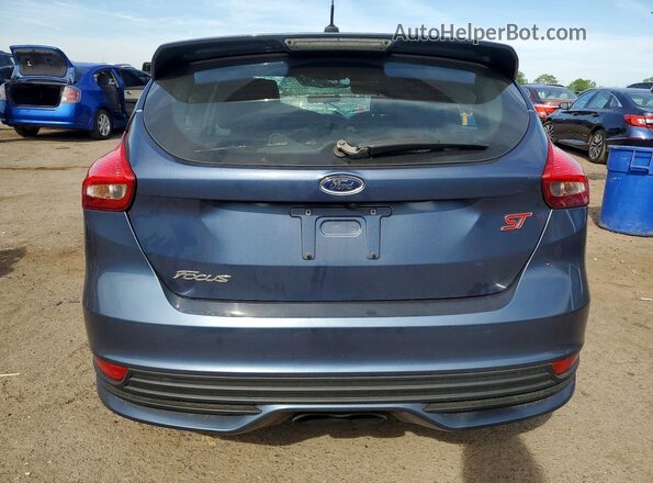 1FADP3L93JL225950 2018 FORD FOCUS Blue Vista trasera