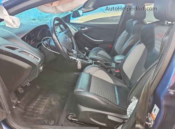 1FADP3L93JL225950 2018 FORD FOCUS Blue Vista interior delantera