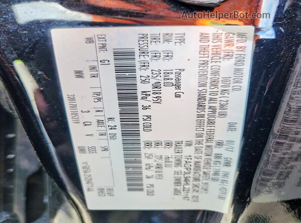 1FADP3L94HL221447 2017 FORD FOCUS Black Вид підкапотного простору