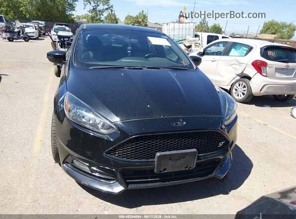 1FADP3L94JL211197 2018 FORD FOCUS ST Black Widok zestawu wskaźników