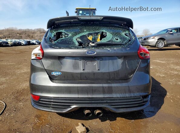 1FADP3L94JL320100 2018 FORD FOCUS Gray Widok z tyłu