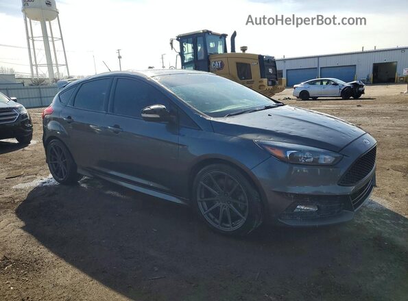 1FADP3L94JL320100 2018 FORD FOCUS Gray Przód prawy