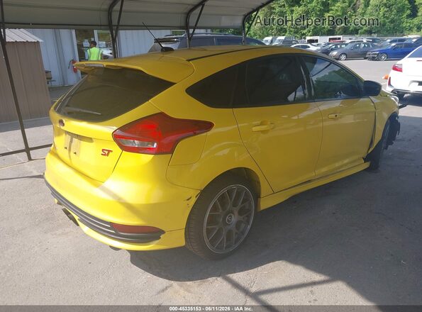 1FADP3L94JL330738 2018 FORD FOCUS ST Yellow Задня права чверть