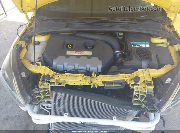 1FADP3L94JL330738 2018 FORD FOCUS ST Yellow Вид ззаду