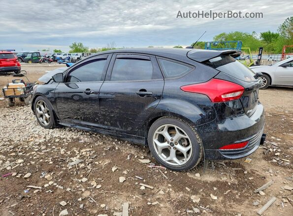 1FADP3L95JL203545 2018 FORD FOCUS Black Tył lewy