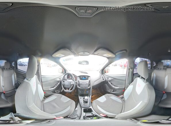1FADP3L95JL303824 2018 FORD FOCUS Red VIN კოდის სტიკერის ხედი