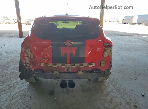1FADP3L96GL362339 2016 FORD FOCUS Red უკანა ხედი