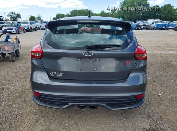 1FADP3L97HL323356 2017 FORD FOCUS Gray უკანა ხედი