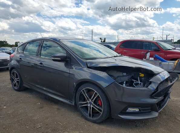 1FADP3L97HL323356 2017 FORD FOCUS Gray წინა მარჯვენა