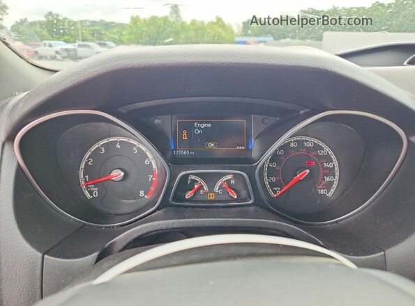 1FADP3L98GL213009 2016 FORD FOCUS Gray Սարքավորումների վահանակի տեսք