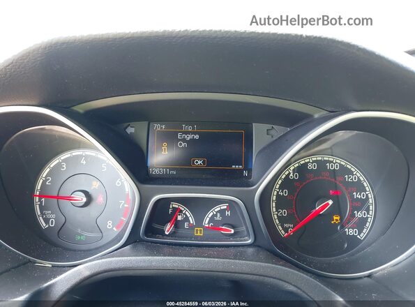 1FADP3L99HL203994 2017 FORD FOCUS Yellow უკანა სავარძლების ხედი