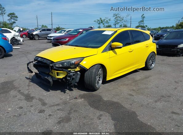 1FADP3L99HL203994 2017 FORD FOCUS Yellow წინა მარცხენა ხედი სამი მეოთხედიდან