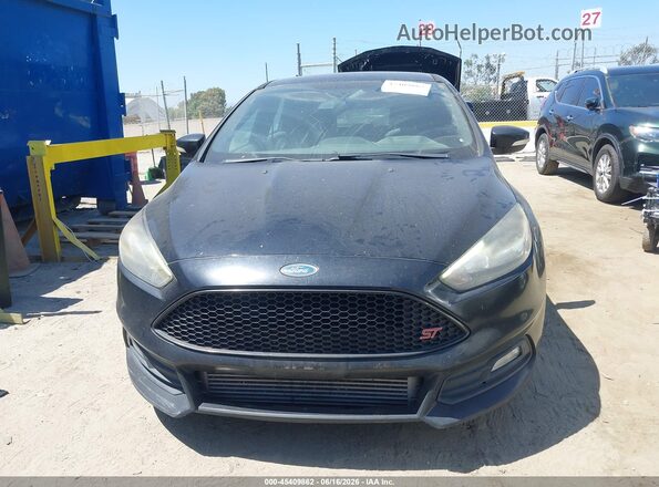 1FADP3L9XGL203257 2016 FORD FOCUS ST Black Widok wnętrza z tyłu
