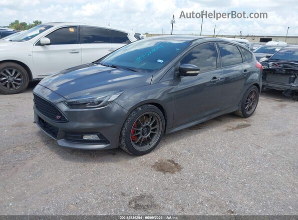 1FADP3L9XGL336729 2016 FORD FOCUS ST Gray Առջևի ձախ երեք քառորդ տեսարան