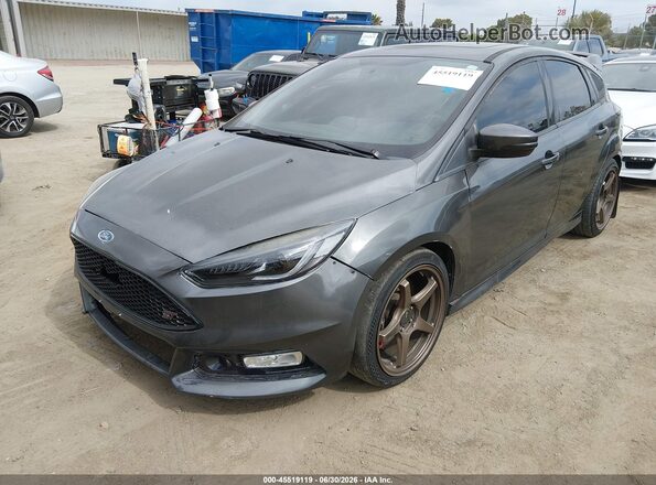 1FADP3L9XHL285203 2017 FORD FOCUS ST Gray Առջևի ձախ երեք քառորդ տեսարան