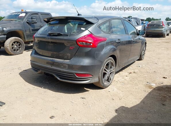 1FADP3L9XJL232443 2018 FORD FOCUS ST Gray Задня права чверть