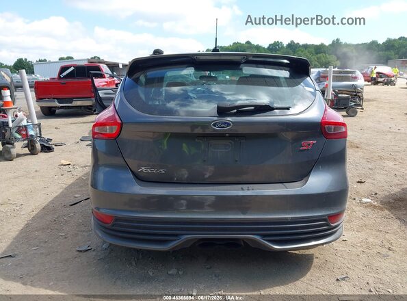 1FADP3L9XJL232443 2018 FORD FOCUS ST Gray 