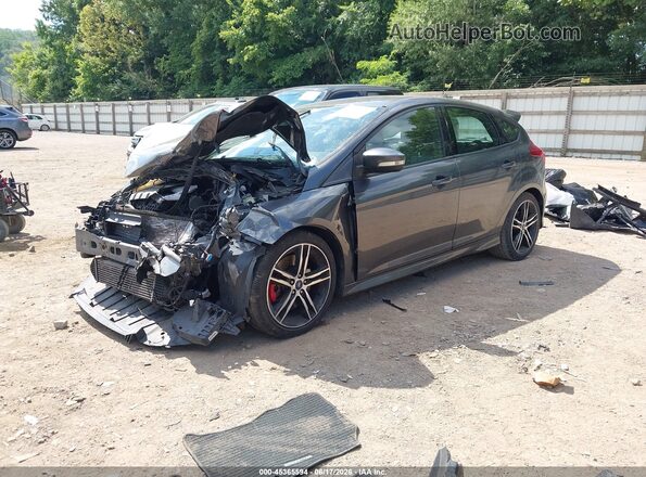 1FADP3L9XJL232443 2018 FORD FOCUS ST Gray Передня ліва чверть