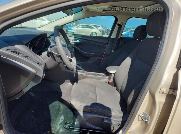 1FADP3M20HL262367 2017 FORD FOCUS Tan Widok wnętrza z przodu