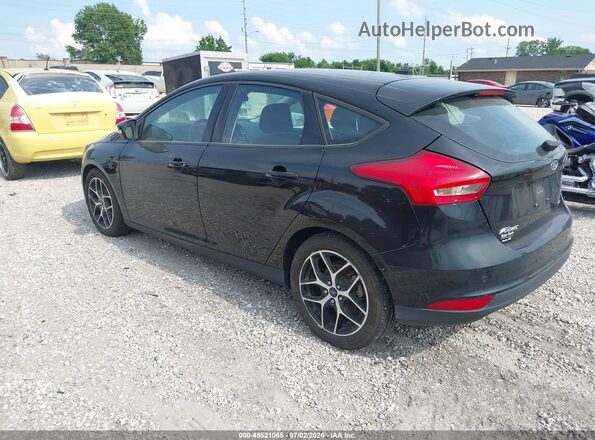 1FADP3M24JL223397 2018 FORD FOCUS Black Tył lewy