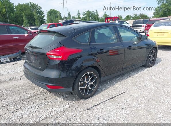 1FADP3M24JL223397 2018 FORD FOCUS Black Tył prawy