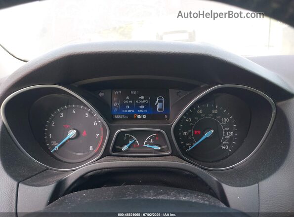 1FADP3M24JL223397 2018 FORD FOCUS Black Widok tylnych siedzeń