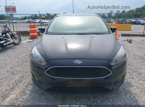 1FADP3M24JL223397 2018 FORD FOCUS Black Widok wnętrza z tyłu