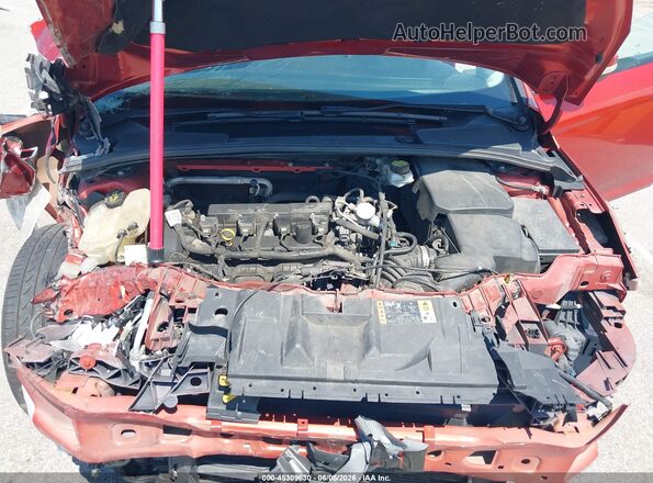 1FADP3M24JL261759 2018 FORD FOCUS Orange Rear view