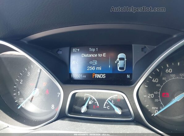 1FADP3M24JL293319 2018 FORD FOCUS Gray უკანა სავარძლების ხედი