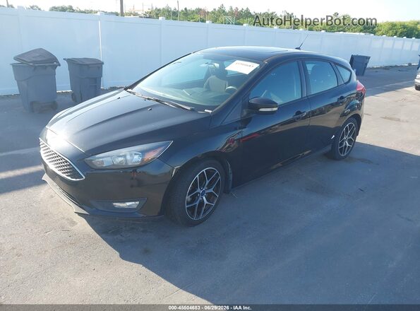 1FADP3M28HL225504 2017 FORD FOCUS Black Front left