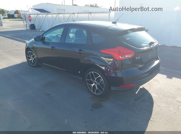 1FADP3M28HL225504 2017 FORD FOCUS Black Rear left