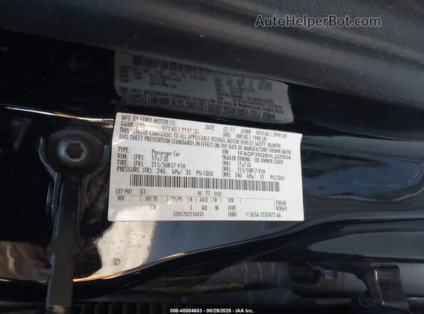 1FADP3M28HL225504 2017 FORD FOCUS Black Engine compartment view