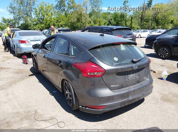 1FADP3M28JL209955 2018 FORD FOCUS Gray Rear left