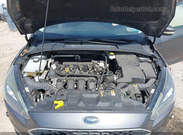 1FADP3M29HL301263 2017 FORD FOCUS Gray Widok z tyłu