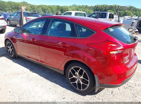1FADP3M2XHL214682 2017 FORD FOCUS Red Tył lewy