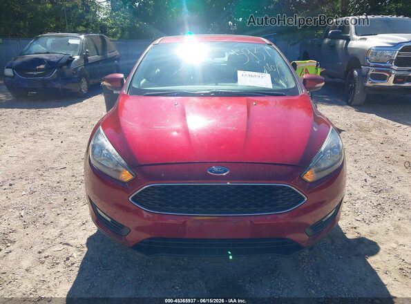 1FADP3M2XHL214682 2017 FORD FOCUS Red Widok zestawu wskaźników