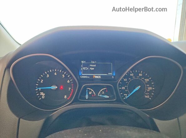 1FADP3N22HL349170 2017 FORD FOCUS Gray ხელსაწყოთა პანელის ხედი