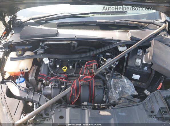 1FADP3N25HL221229 2017 FORD FOCUS Black Вид ззаду