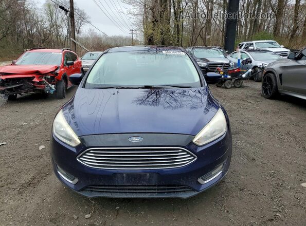1FADP3N25HL338616 2017 FORD FOCUS Blue Front view