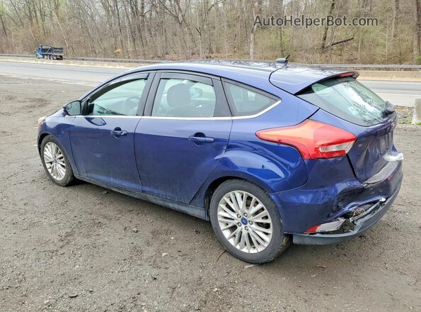 1FADP3N25HL338616 2017 FORD FOCUS Blue Rear left