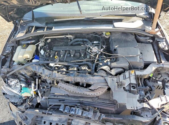 1FADP3N26GL381392 2016 FORD FOCUS Black Widok wnętrza z tyłu