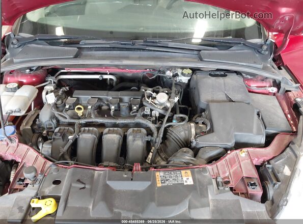 1FADP3N27GL339636 2016 FORD FOCUS Maroon Հետևի տեսք
