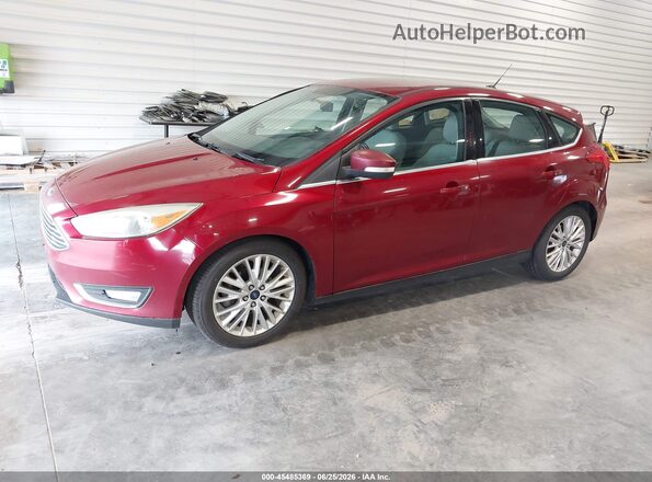 1FADP3N27GL339636 2016 FORD FOCUS Maroon Առջևի ձախ երեք քառորդ տեսարան