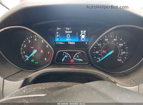 1FADP3N27GL339636 2016 FORD FOCUS Maroon Հետևի նստատեղերի տեսք