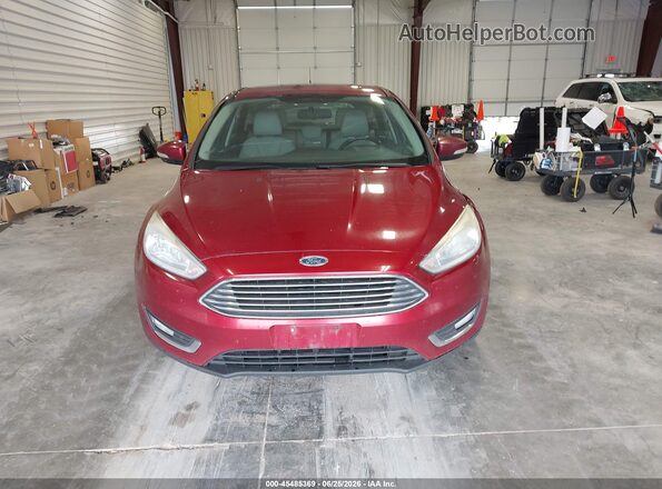 1FADP3N27GL339636 2016 FORD FOCUS Maroon Սարքավորումների վահանակի տեսք