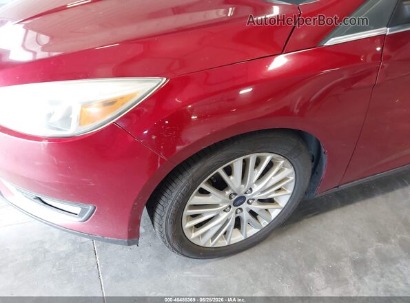 1FADP3N27GL339636 2016 FORD FOCUS Maroon 
