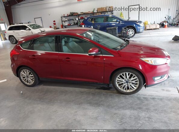 1FADP3N27GL339636 2016 FORD FOCUS Maroon Սալոնի հետևի տեսք