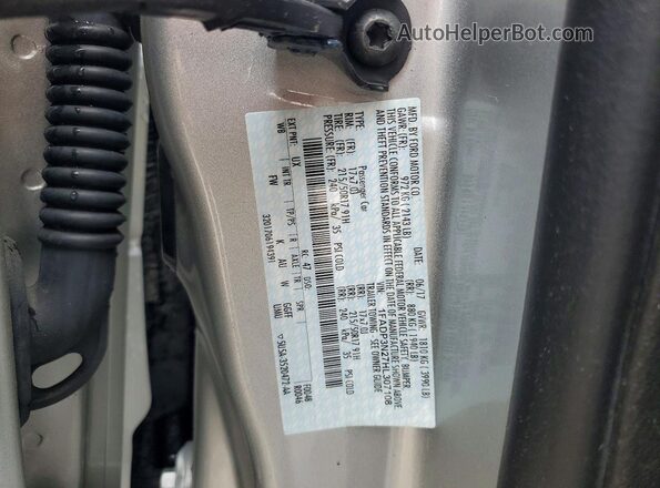 1FADP3N27HL307108 2017 FORD FOCUS Silver Engine compartment view