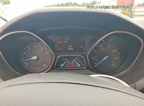 1FADP3N27HL307108 2017 FORD FOCUS Silver Instrument cluster view